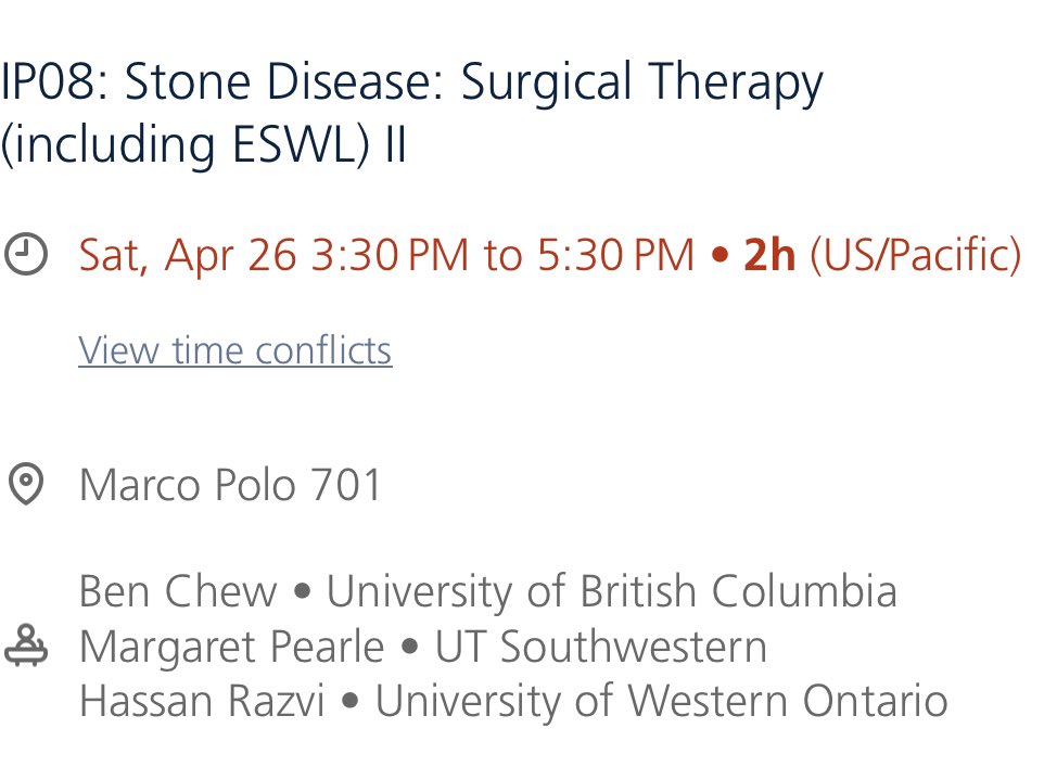 Tzevat TEFIK (@tzevattefik) on Twitter photo Join us shortly at #AUA25!
For #fansofFANS
IP08-06: RIRS w FANS UAS for #KidneyStones prospective multicenter matched cohort comparison of the pre vs non-stented patients
📆 Sat, April 26, 3:30pm
📍Marco Polo 701
Moderation
<a href="/peggypearlemd/">Margaret Pearle</a>
<a href="/DrBenChew/">Dr. Ben Chew</a>
Hassan Ravzi Join us shortly at #AUA25!
For #fansofFANS
IP08-06: RIRS w FANS UAS for #KidneyStones prospective multicenter matched cohort comparison of the pre vs non-stented patients
📆 Sat, April 26, 3:30pm
📍Marco Polo 701
Moderation
<a href="/peggypearlemd/">Margaret Pearle</a>
<a href="/DrBenChew/">Dr. Ben Chew</a>
Hassan Ravzi