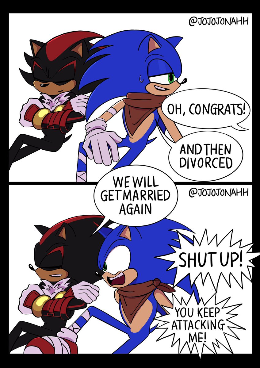 i love divorced boom era 
#sonadow #sonicthehedgehog #shadowthehedgehog