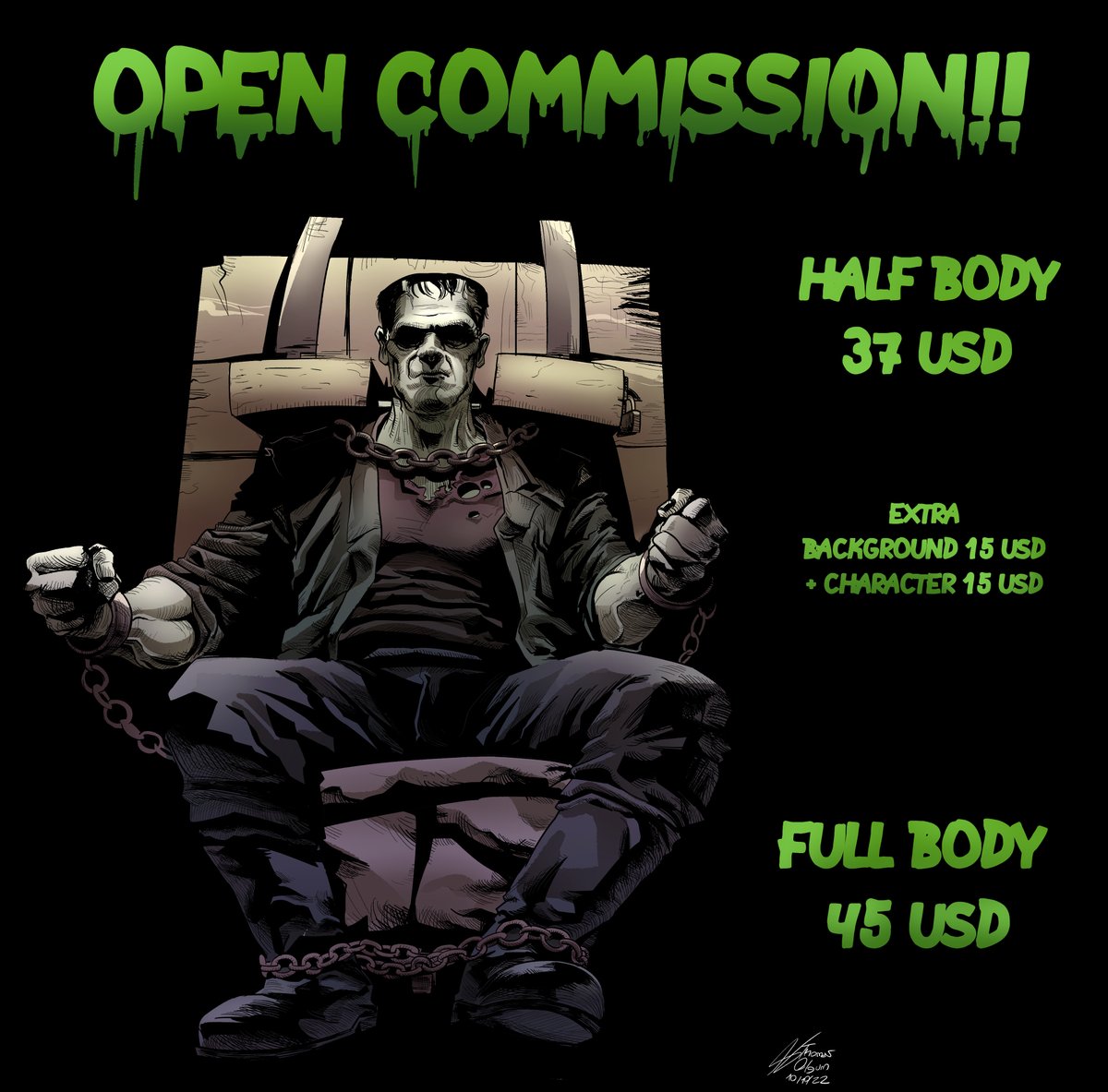 Thomas_Olg's tweet image. OPEN COMMISSION!!

Tengo un tiempito para aceptar algunas comisiones, estarán mas caras que antes pero bueno, el que quiera que sepa que las abrí de nuevo.

#opencommissions #commissionsopen #commissionart