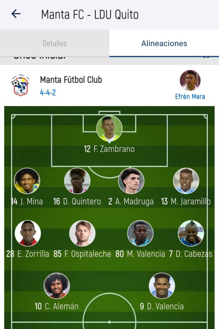 AppsFutbol's tweet photo. #LigaProEcuabet 🏆🇪🇨

@MantaFutbolClub 🆚️ @LDU_Oficial
🏟 Estadio Jocay

Alineaciones 

Info Fútbol Ecuador 🇪🇨⚽️📲
Descarga gratuita 📥

https://t.co/96RXFiS8Ij https://t.co/HeT3M4wY0F
