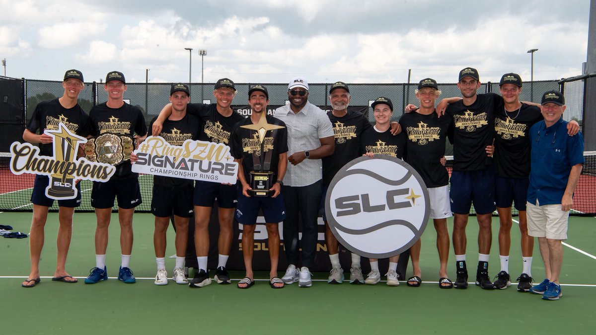 The 2025 Southland Men’s Tennis Champions:

The New Orleans Privateers