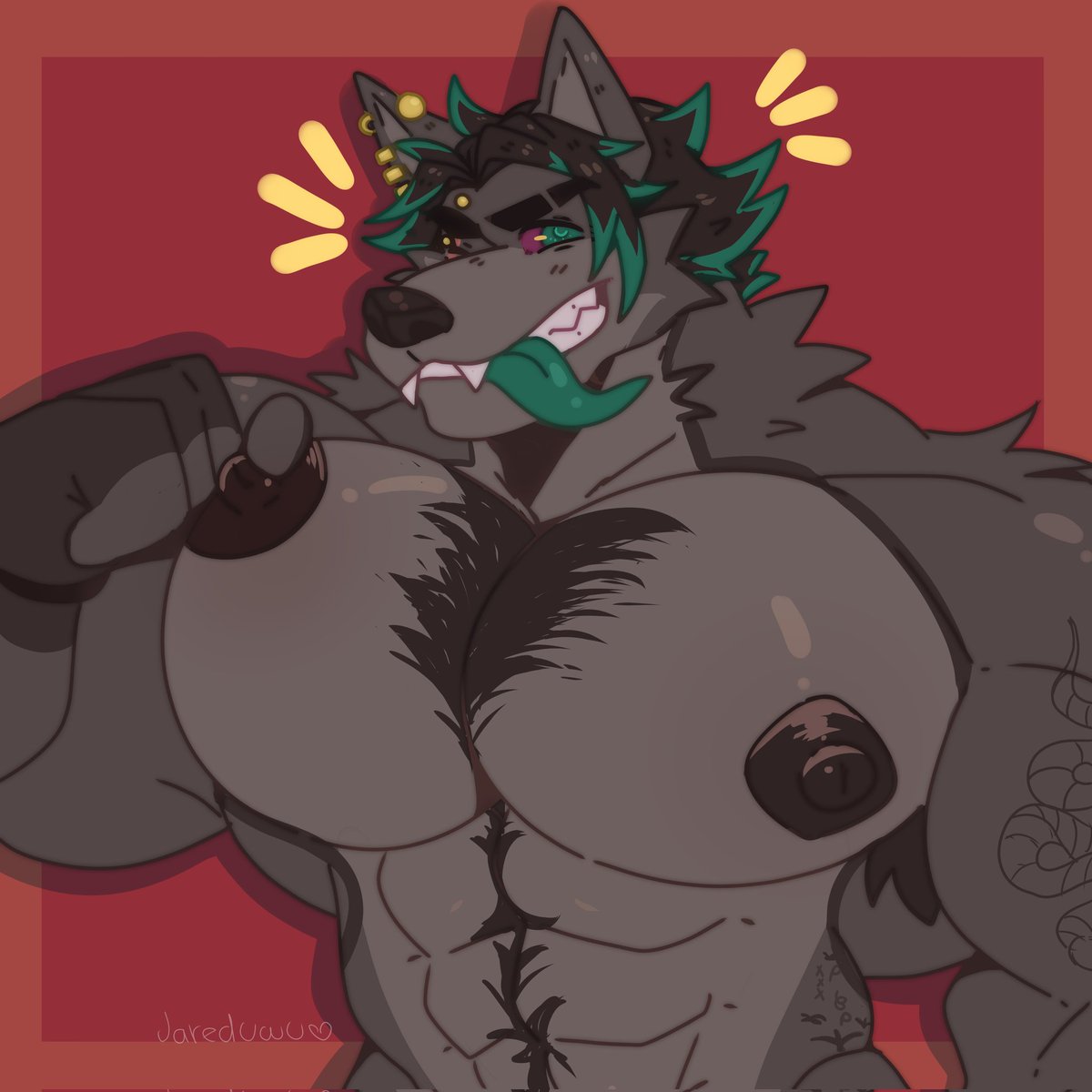 I love being asked for this kind of drawings ♡ 
#furry