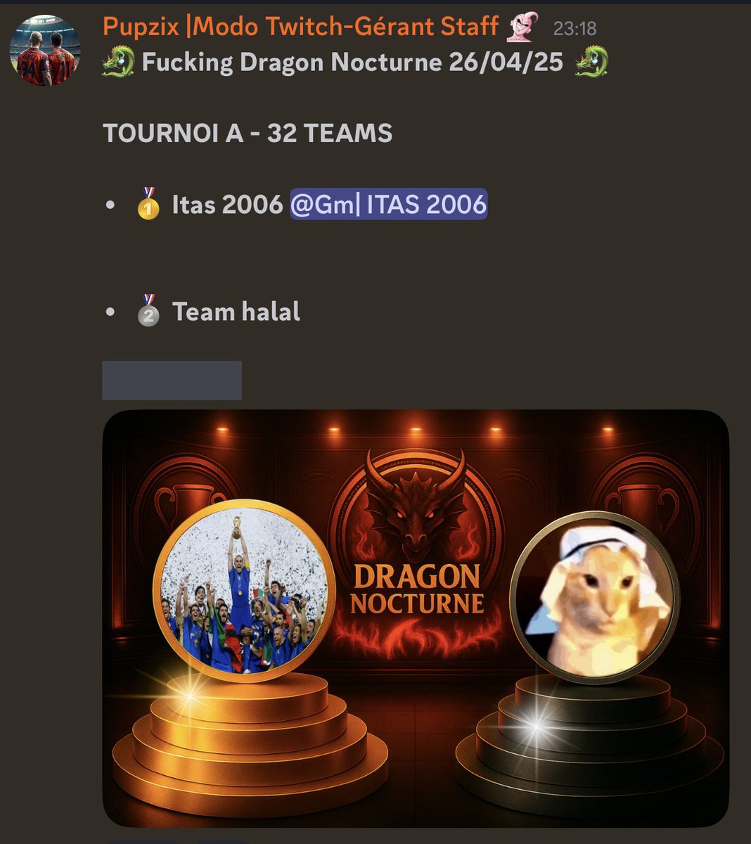 MGV_HITMAN (@hitman_iiii) on Twitter photo Ringrazio le seguenti persone , per la vittoria del NOC 32 squadre <a href="/TwitchMemez94/">TWITCH MEMEZ94</a>
<a href="/FxdeeQ42336/">GKxFede</a>
<a href="/HITMAN_IIII/">MGV_HITMAN</a>
<a href="/samuelevale2/">MGV_Samuelevale2</a>
<a href="/BlackCavalier_/">BlackCavalier_23</a>
<a href="/Dip1990Dip/">๐๐๐ฃโขฬถ</a>
<a href="/IPeppeI10/">PePPe 10</a>
<a href="/NBestia88/">Syberian 33</a>
<a href="/RonnieBanned/">Davide Feroleto</a>
<a href="/Esox_Energy/">xEnergy๐ช</a>
<a href="/SENTENZA777/">เฟ๐SENTENZA๐เฟ</a>
<a href="/11Pakyto/">Pakyto11_NeS</a>
DOMINANTI.
<a href="/pctransfermarkt/">๐ฎ๐น PRO CLUBS TRANSFERMARKT๐</a> Ringrazio le seguenti persone , per la vittoria del NOC 32 squadre <a href="/TwitchMemez94/">TWITCH MEMEZ94</a>
<a href="/FxdeeQ42336/">GKxFede</a>
<a href="/HITMAN_IIII/">MGV_HITMAN</a>
<a href="/samuelevale2/">MGV_Samuelevale2</a>
<a href="/BlackCavalier_/">BlackCavalier_23</a>
<a href="/Dip1990Dip/">๐๐๐ฃโขฬถ</a>
<a href="/IPeppeI10/">PePPe 10</a>
<a href="/NBestia88/">Syberian 33</a>
<a href="/RonnieBanned/">Davide Feroleto</a>
<a href="/Esox_Energy/">xEnergy๐ช</a>
<a href="/SENTENZA777/">เฟ๐SENTENZA๐เฟ</a>
<a href="/11Pakyto/">Pakyto11_NeS</a>
DOMINANTI.
<a href="/pctransfermarkt/">๐ฎ๐น PRO CLUBS TRANSFERMARKT๐</a>
