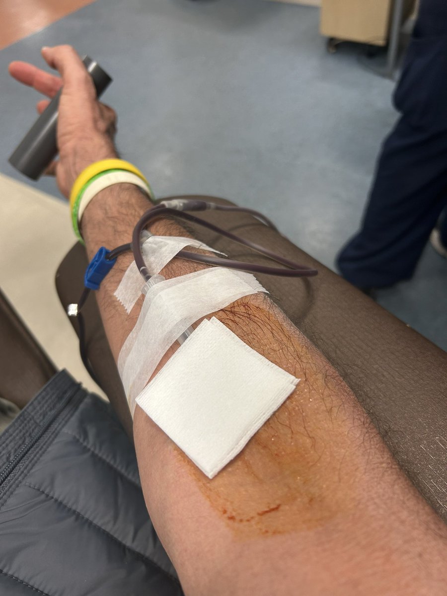 Pint number 177 today.  I’m told my O-blood will go to the Mount Washington Pediatric Hospital at the University of Maryland.  I hope it helps a kiddo.  <a href="/MemorialBldCtrs/">Memorial Blood Centers</a>