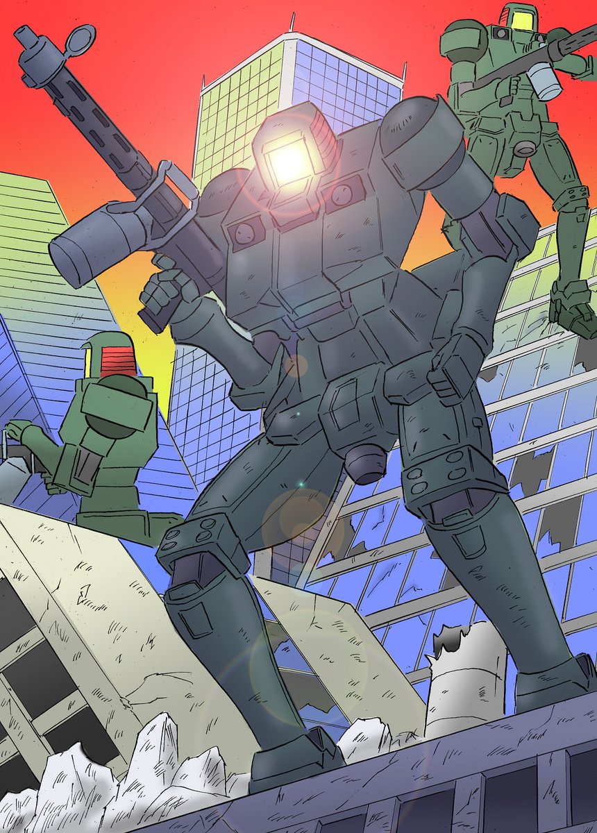 「#GWはガンダムW 栄光のオズ量産機!!!」|ジ・アーティスト・フォーマリー・ノウン・アズ・チャーリィのイラスト