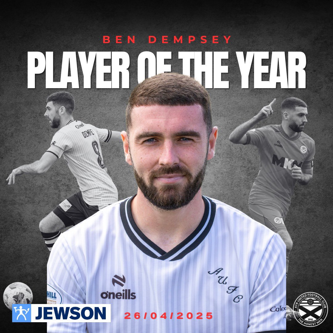 Player of the Year

Ben Dempsey 🏆 

#WeAreUnited