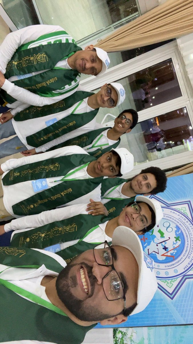 addel11's tweet photo. صور من مشاركة المنتخب السعودي في أولمبياد الرياضيات في تركمانستان https://t.co/rCLMm3MZXK