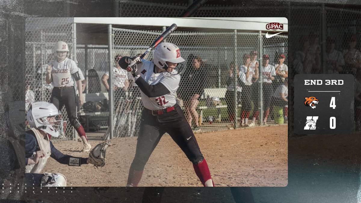 SOFTBALL: Game 2, End of the 3rd Inning