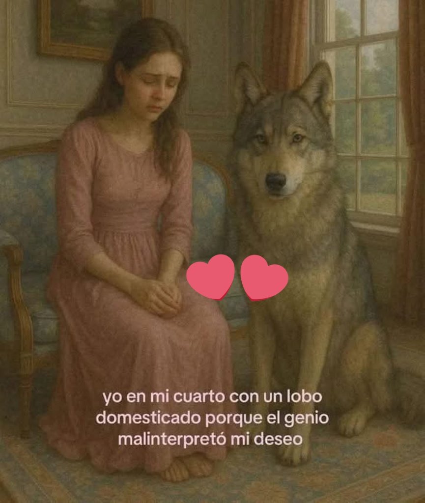 Mi lobo domesticado 👇😹🤣😅🤭🙈