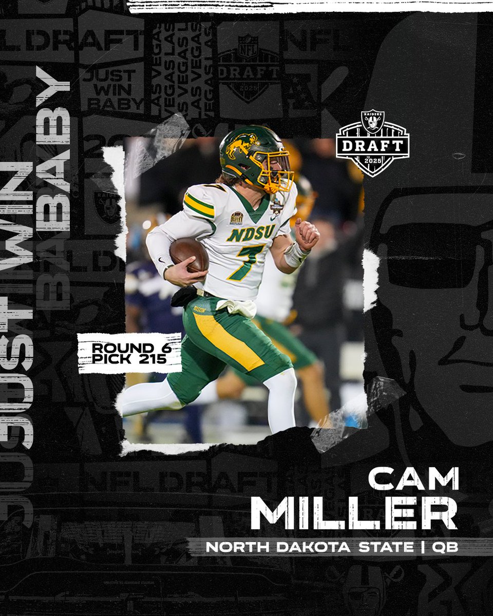 Bringing home the Bison 🤝 <a href="/cammiller_5/">Cam Miller</a>

📺 #NFLDraft on NFLN/ABC/ESPN