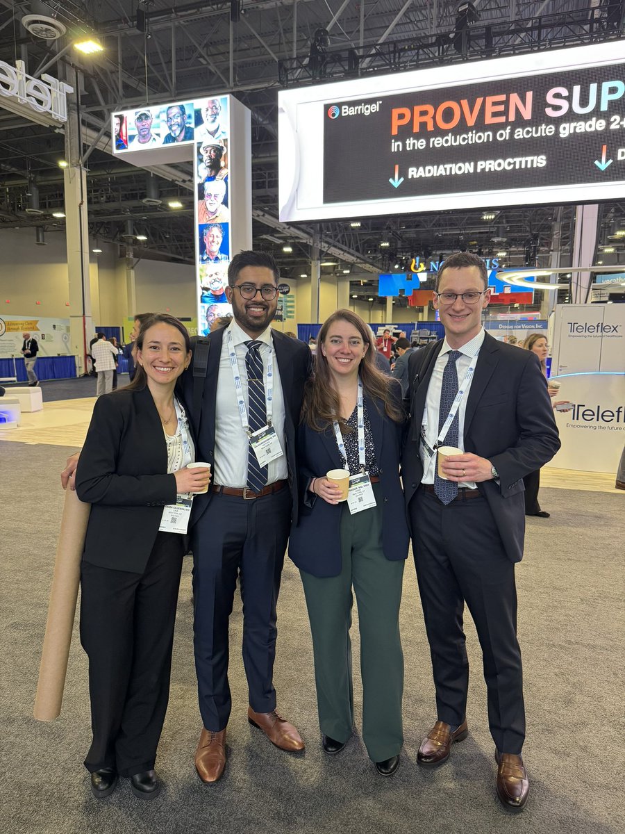 WCMUrology's tweet photo. Our PGY5 residents enjoying a quick coffee break in the exhibition hall at #AUA25! ☕️ https://t.co/te08AdG4NA