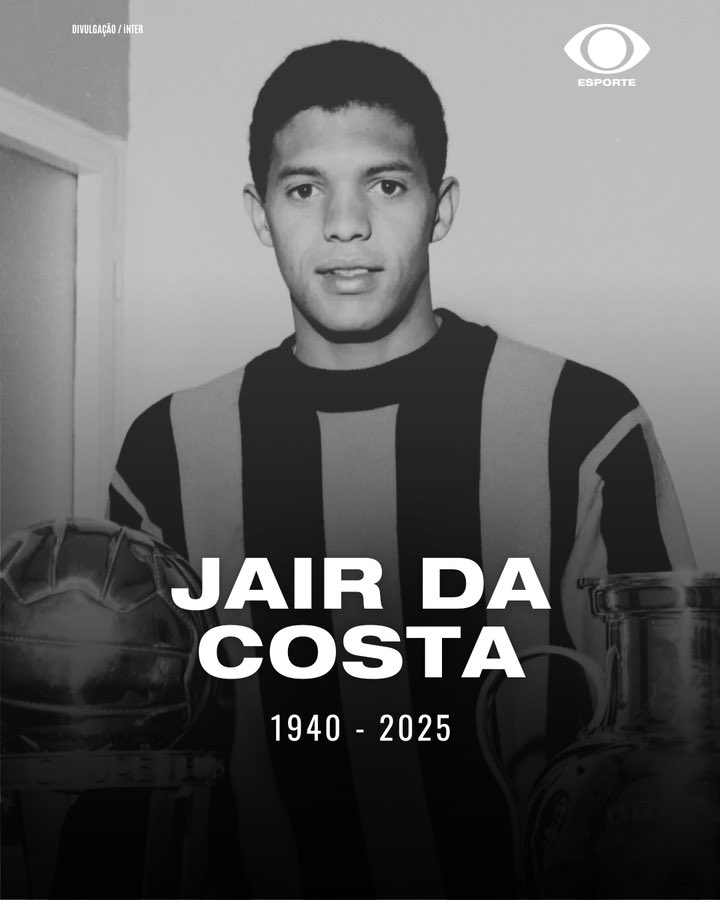 marifcinter's tweet photo. Sarti, Burgnich, Facchetti, Bedin, Guarneri, Picchi, JAIR, Mazzola, Peirรฒ, Suarez, Corso
Rip Jair ๐ค๐ https://t.co/a9gev5det9
