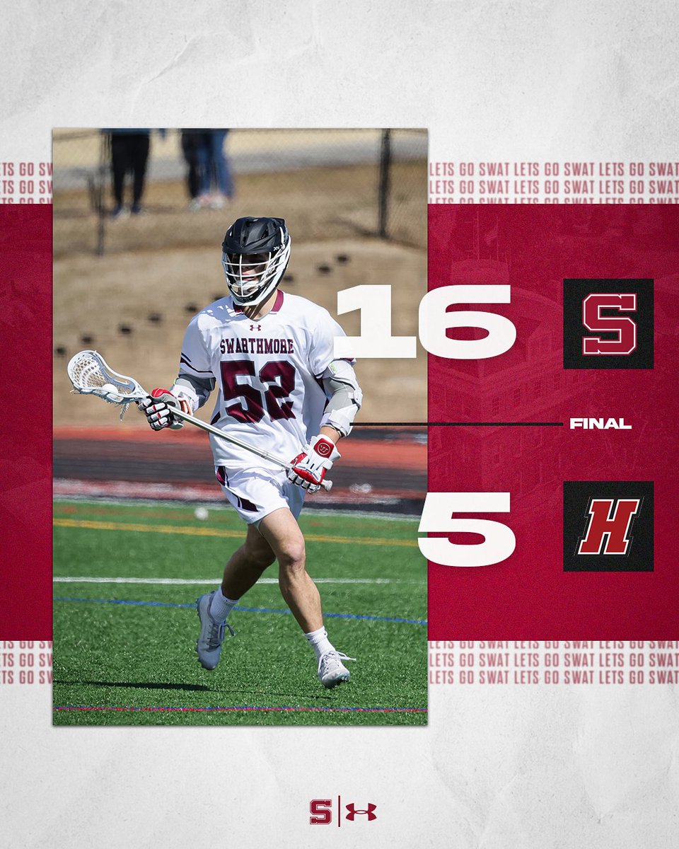 Sights set on the postseason 👀

Men’s lacrosse locks up the No. 3 seed in the Centennial Tournament with a win over Haverford! Ryder Maston led the way with a career-high six goals.