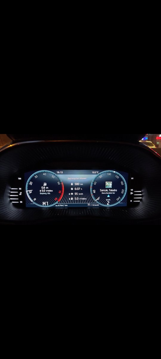 ismayldnc's tweet photo. @95_lupin Hocam 1.0 110 hp fabia var. 110 sabitle 2 yetişkin +full bagaj konya-samsun arası yakıt bu şekilde. Bence dizel bi araca göre yakıt tüketimi efsane değil https://t.co/ArYVEvaYQd
