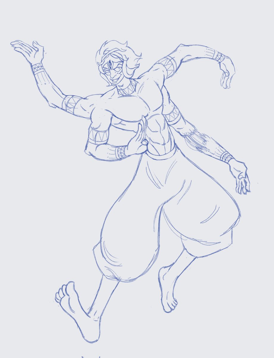 Sketchillo de un redraw de Shiva que estaba haciendo. Sólo porque le gusta a <a href="/Genueee/">genue</a> y pq fue su cumple tonces lo dibujé. No creo acabarlo btw

#RecordofRagnarok #shuumatsunovalkyrie