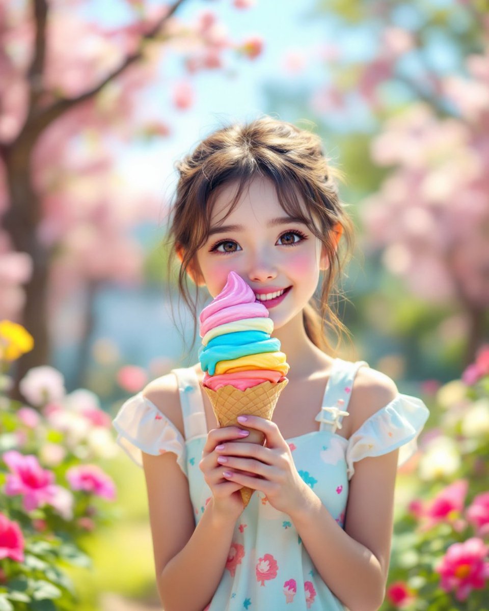 MagicShot_ai's tweet image. Serving up sweet vibes with a giant scoop of happiness 🍦✨ Created with a little magic from MagicShot.ai! 

#IceCreamDream #MagicShotAI