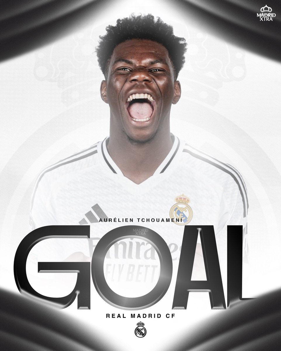 MadridXtra's tweet photo. 🚨 GOAL! TCHOUAMENIIIII!!! https://t.co/IG3GE0Yj18