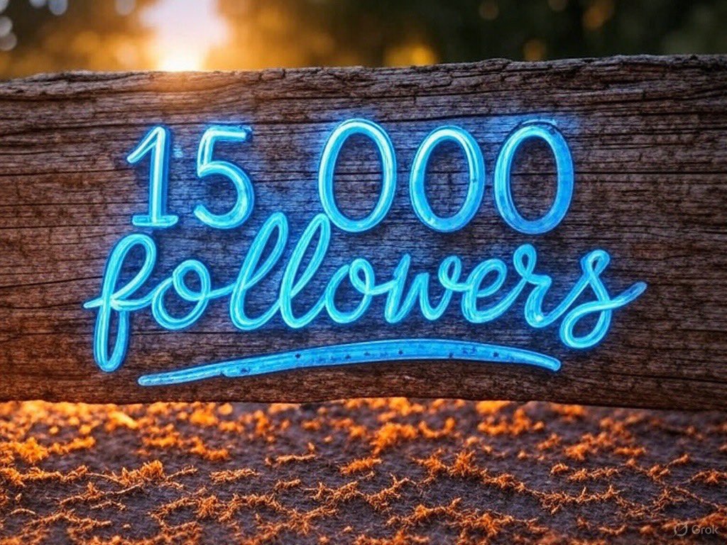 Thank you to everyone who helped me get to 15,000 followers! So many wonderful people on this app!