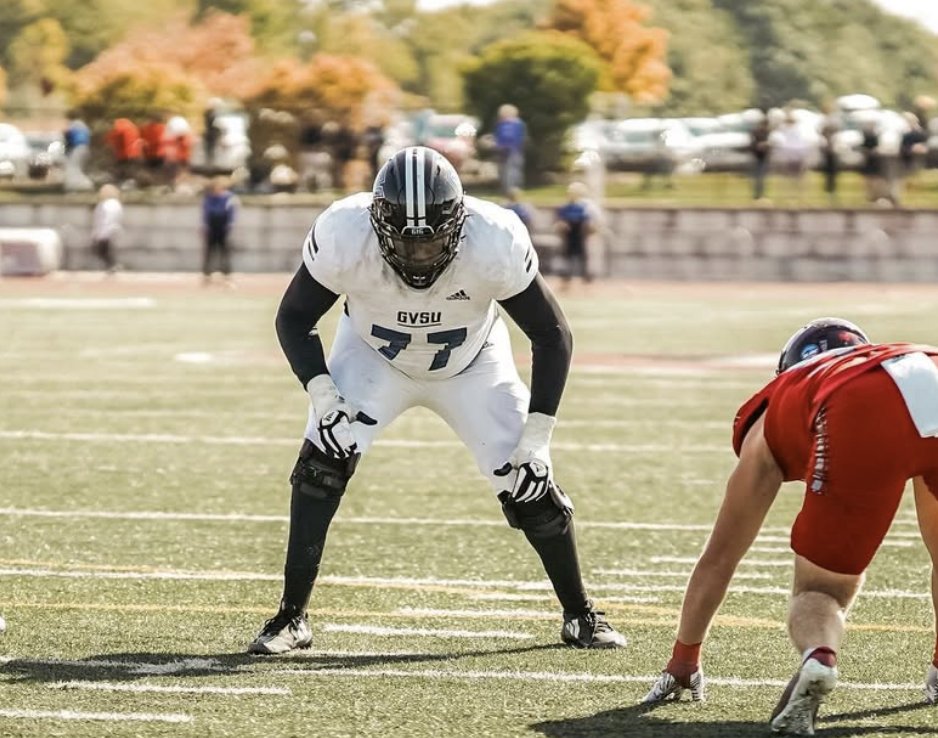 Chris Hummer (@chris_hummer) on Twitter photo Grand Valley State OT Jaylin Caldwell has set a pair of visits to Kentucky and Florida State, per his reps <a href="/WeGetYouOffers/">Tier1Recruiting</a>.
The 6-foot-7, 330-pound Caldwell is a 2-year starter and has 2 remaining years of eligibility.
247sports.com/player/jaylin-… Grand Valley State OT Jaylin Caldwell has set a pair of visits to Kentucky and Florida State, per his reps <a href="/WeGetYouOffers/">Tier1Recruiting</a>.
The 6-foot-7, 330-pound Caldwell is a 2-year starter and has 2 remaining years of eligibility.
247sports.com/player/jaylin-…
