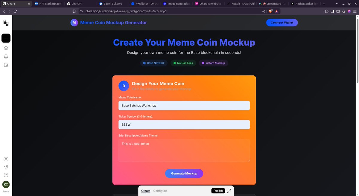 Vibe coding with <a href="/tryoharaAI/">Ohara</a> from <a href="/baseworkshops/">workshopsOnBase</a> 
Make sure to watch the video and watch out for the next class
#BaseBatchBuildathon #HomebaseIRLWorkshop #basebatchaccra