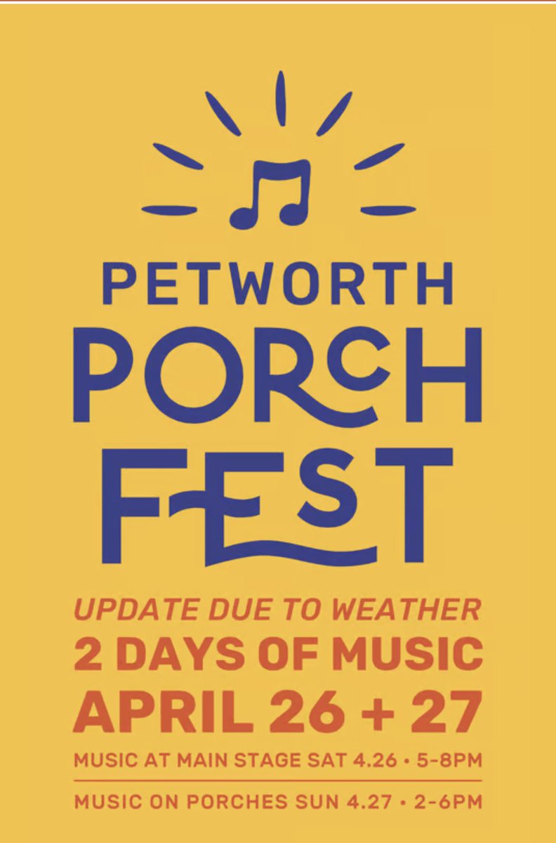 PORCHFEST @ Brightwood Pizza has officially been moved to tomorrow from 2-7pm!
Sunday’s Lineup:
Mob of One (electronic / jazz)
Pet Names (rock / folk)
Bragg (alternative / acoustic)
MA$ (soul / r&amp;b / trap soul / hip-hop / rap)
SEE YOU THERE!
🎸🥁🎹🎤🎺🎵