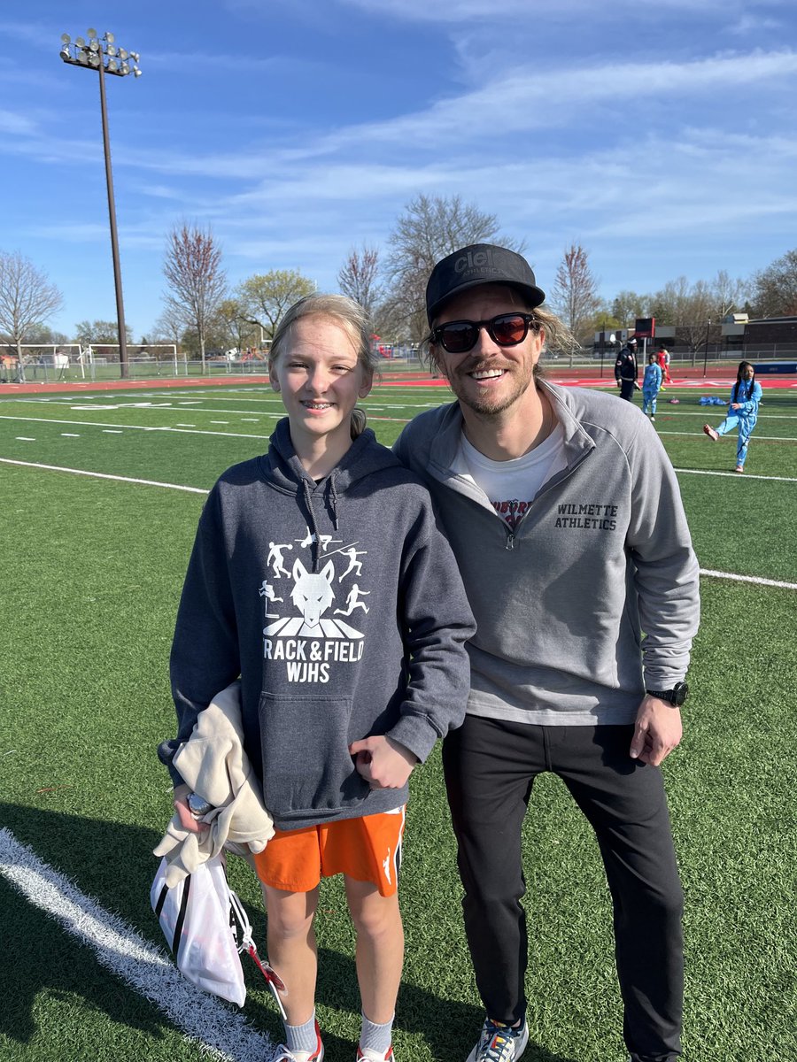 Eliza the first athlete to represent North Shore Pack!!  ⁦<a href="/PalatinePack/">Palatine Pack TFCC</a>⁩