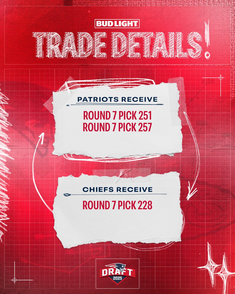 Patriots's tweet image. 2 for 1