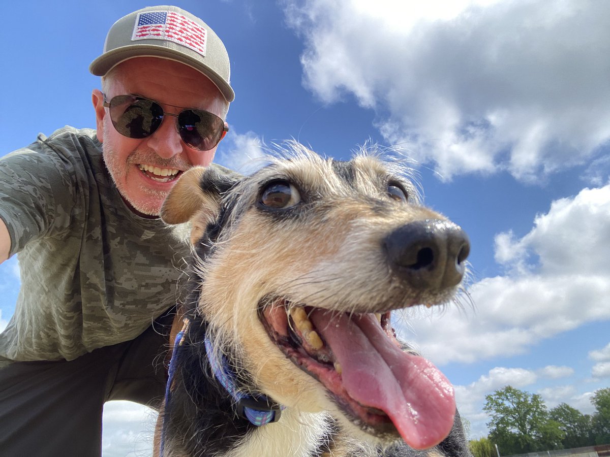 Here we are at the Camp Bow Wow Montgomery Wag &amp; Walk Rescue Fun Run at Montgomery Whitewater!

Abbey may be a senior, but she’s not slowing down, crushing the 1 mile fun run course today like the champ she is!