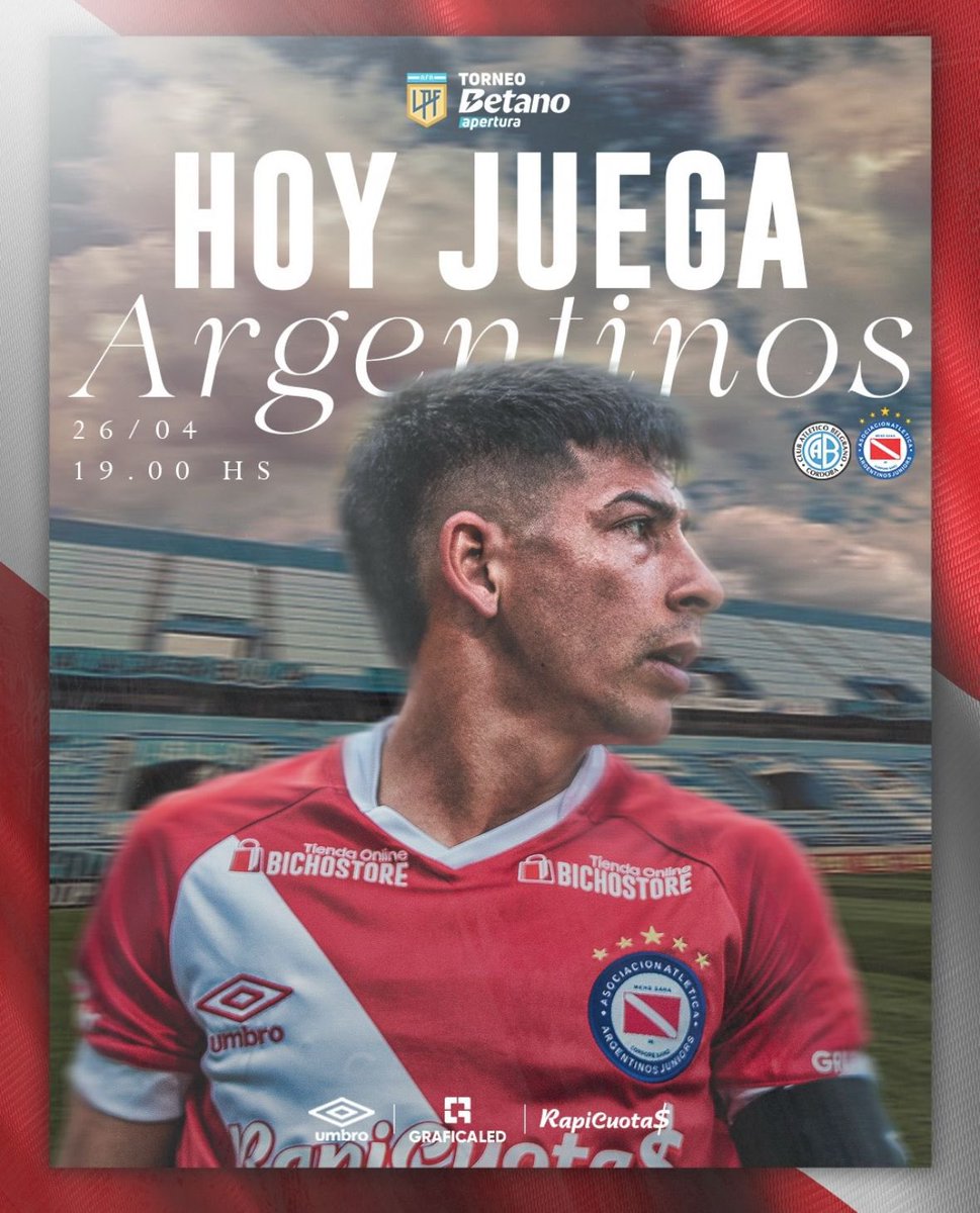 #AAAJ Spieltag 1️⃣5️⃣

🏆 <a href="/LigaAFA_Eng/">Liga Profesional Eng</a> 
🆚 Belgrano
🏟️ Julio César Villagra Stadium
⏱️ 7:00PM🇦🇷  / 00:00AM 🇩🇪 
⚖️ Sebastián Martínez 
📺 TNT Sports