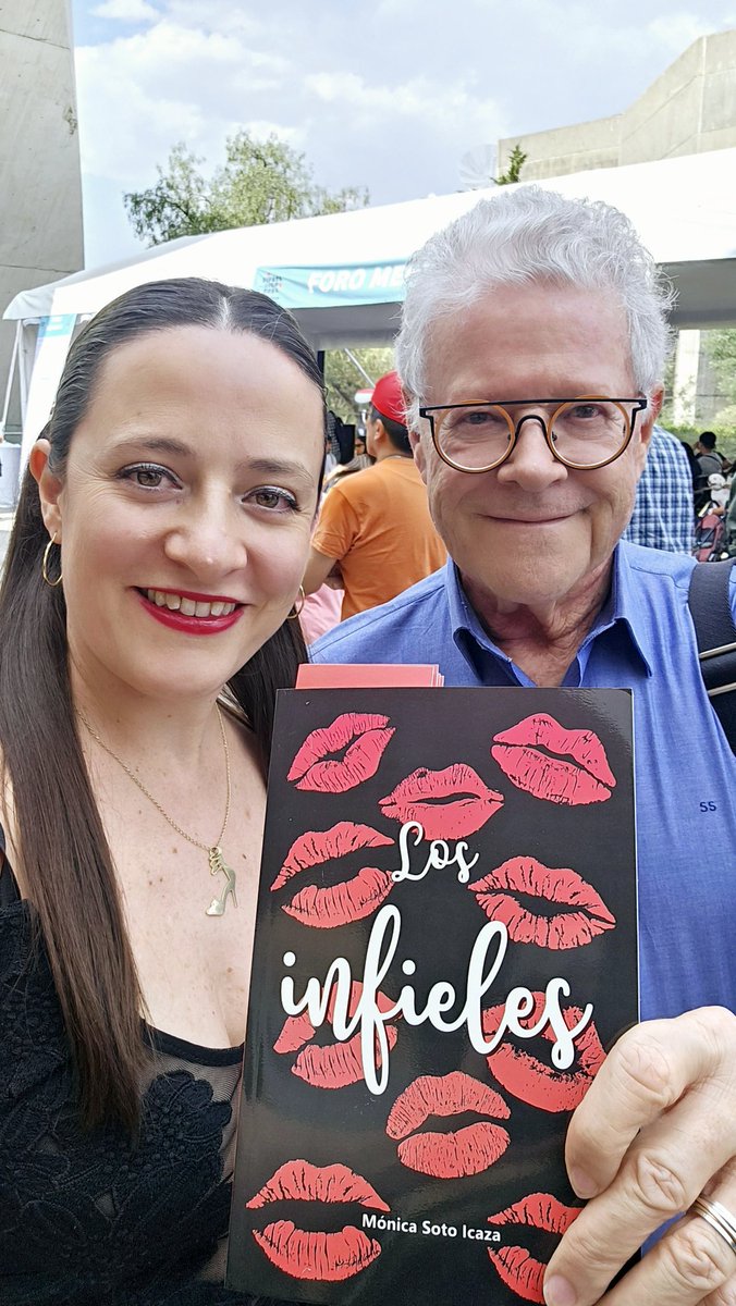 Mónica Soto Icaza✍ (@monicasotoicaza) on Twitter photo ¡Ya estamos <a href="/SergioSarmiento/">Sergio Sarmiento</a> y yo listos para la presentación de "Los infieles" en el Foro Memoria de la Fiesta del Libro y la Rosa de <a href="/CulturaUNAM/">CulturaUNAM</a>!
¡Vente para acá! #PorUnaVidaSexy ¡Ya estamos <a href="/SergioSarmiento/">Sergio Sarmiento</a> y yo listos para la presentación de "Los infieles" en el Foro Memoria de la Fiesta del Libro y la Rosa de <a href="/CulturaUNAM/">CulturaUNAM</a>!
¡Vente para acá! #PorUnaVidaSexy