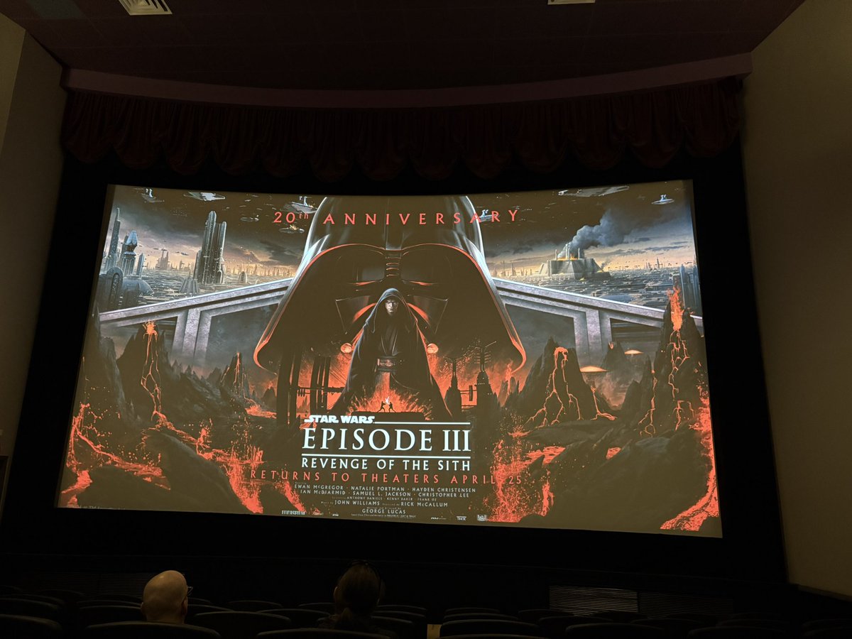 TaylorTheField's tweet image. In the words of Emperor Palpatine - “I have waited a long time for this moment”.

This is one of my earliest movie theater experiences that I can recall as a kid back in 2005. Super excited to see it again on the big screen 🔥🙌