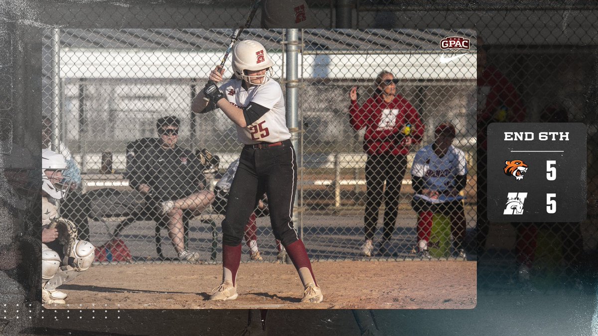 SOFTBALL: Game 2, End of the 6th Inning

Doane answers back to tie the game up.