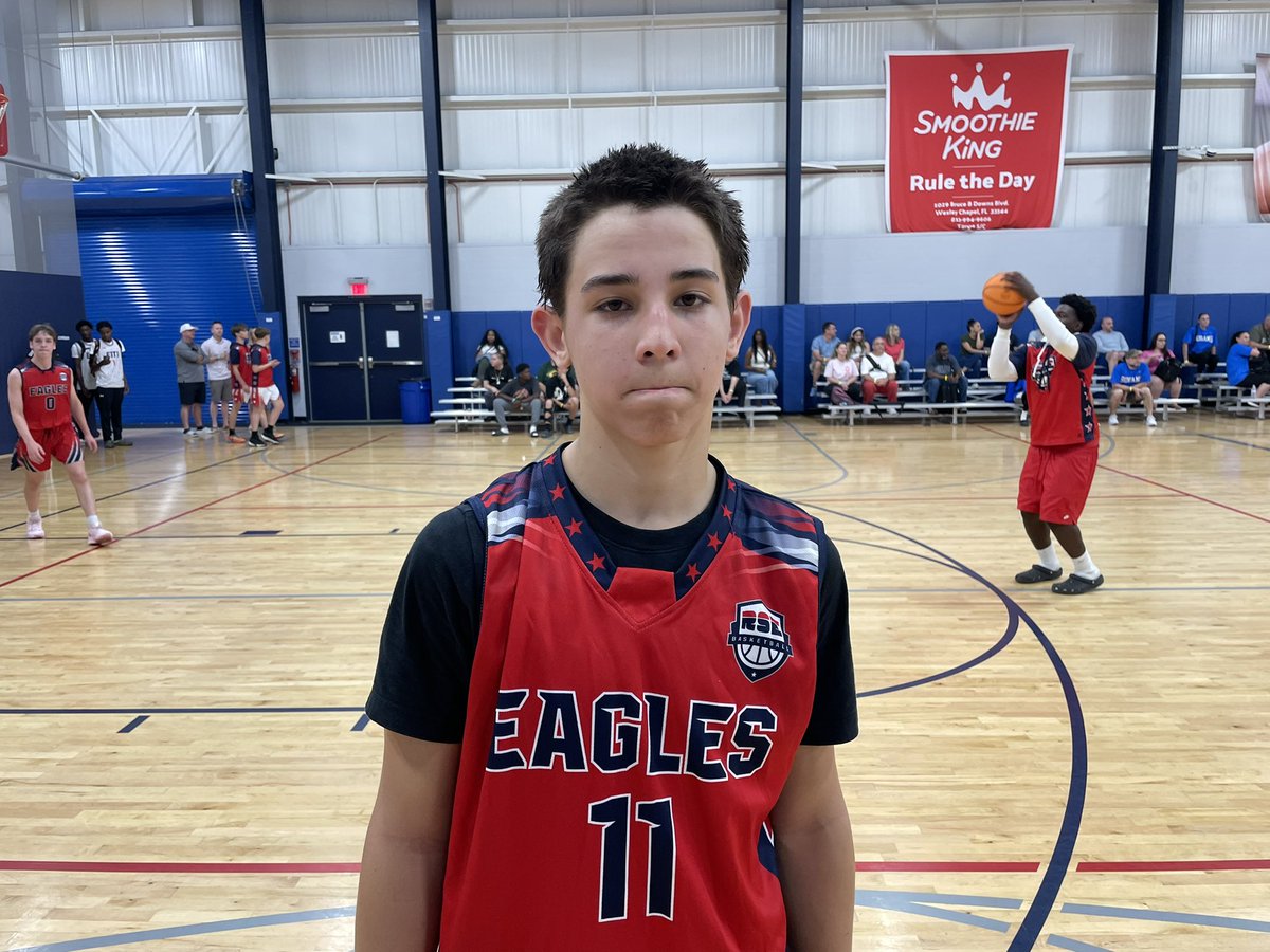 HoopSeenFL's tweet image. #FLJam 15U: Bryce Walker went off in the second half for RSE, making four three-pointers & scoring 16 of his game-high 18 points