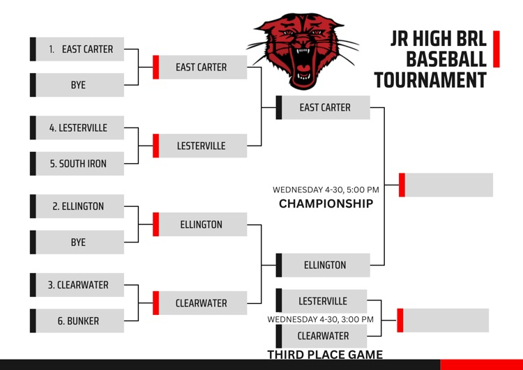 LestervilleR4's tweet image. Updated JH BRL Bracket