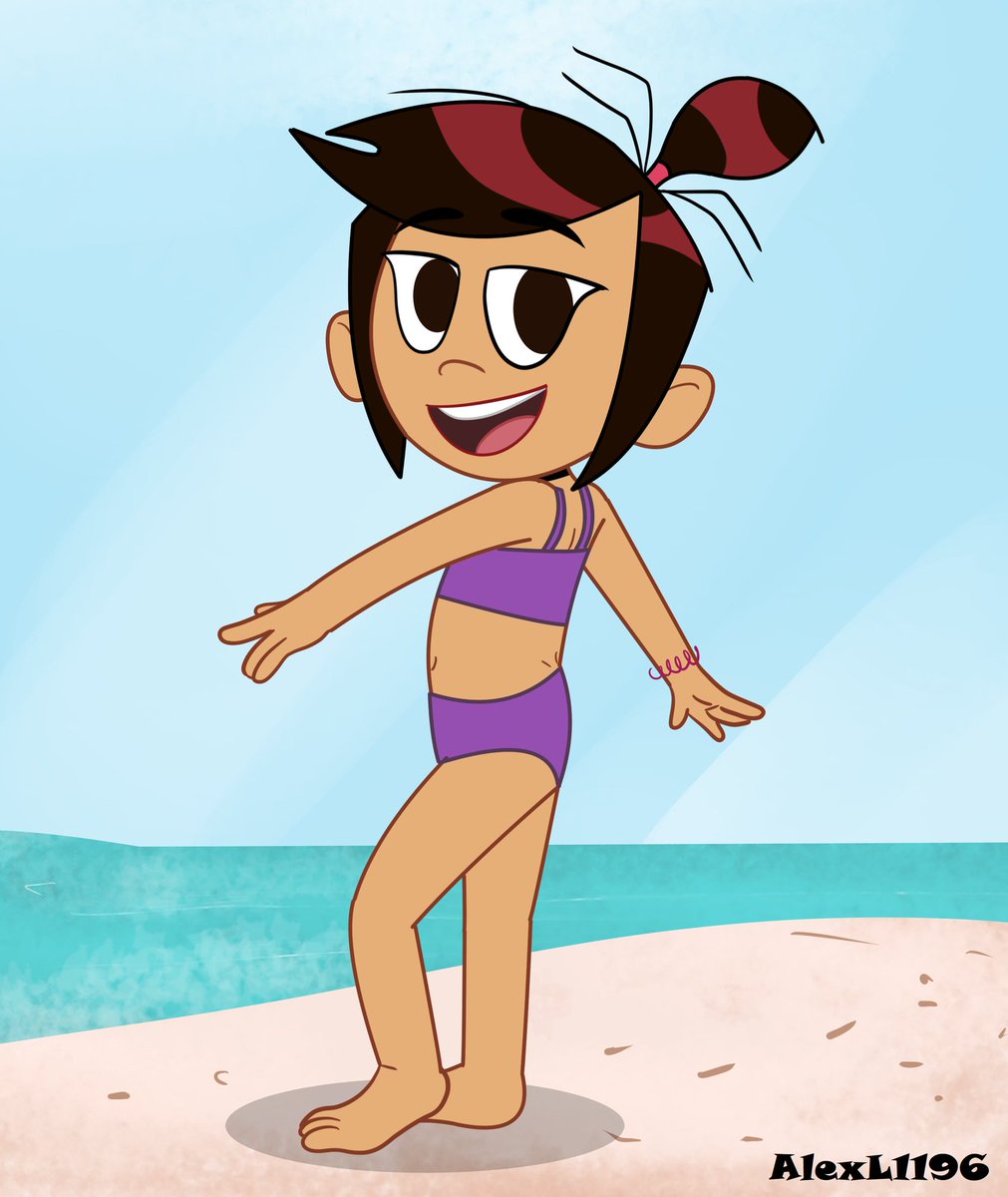 AlexL1196's tweet photo. Molly 💜✨️👻🏖

It's Molly's turn to have fun at the beach. I'll be drawing Libby soon, and I hope you like it.😉

#TheGhostAndMollyMcGee #Tgamm #MollyMcGee #myart #fanart #drawing #digitalart https://t.co/aXT0HkKwbP