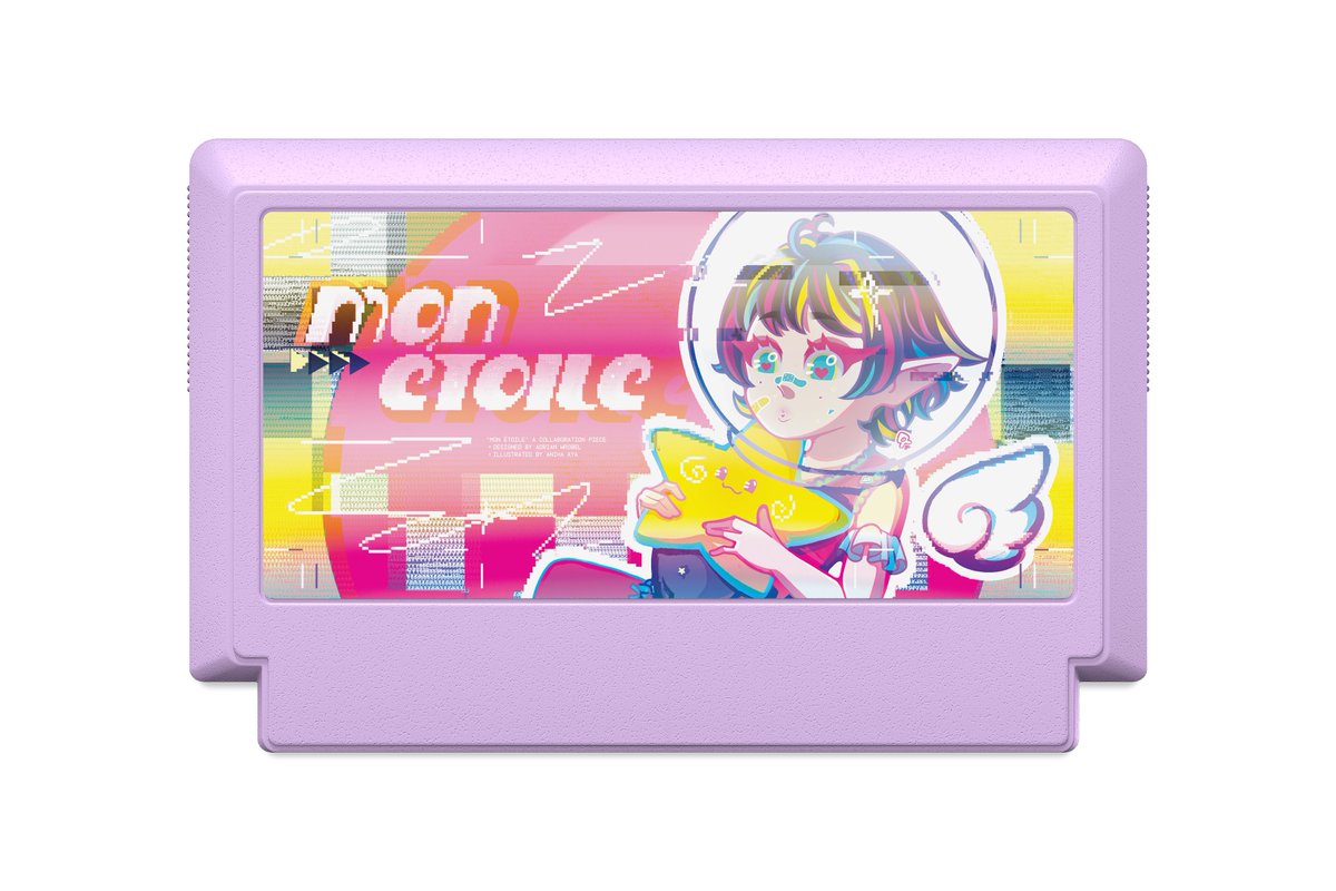 adrianwrobel_'s tweet image. Mon Étoile® —
Cartridge design in collaboration with @AnihaAya for My Famicase Exhibition 2025 hosted by @meteor_club in Tokyo, Japan.
#famicase #ファミカセ展
famicase.com
&lt;コ:彡~~~❤️