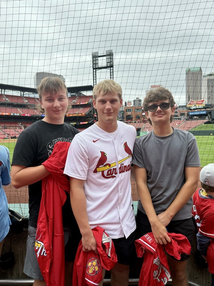 LestervilleR4's tweet image. The Class of 2025 finished their senior trip with a St. Louis Cardinal's game that ended in a walk off home run! Up next: graduation May 2nd