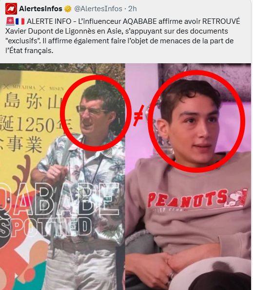 DEFAKATOR_Off's tweet image. Pour moi c'est pas lui, regardez bien, il a pas du tout la même tête.