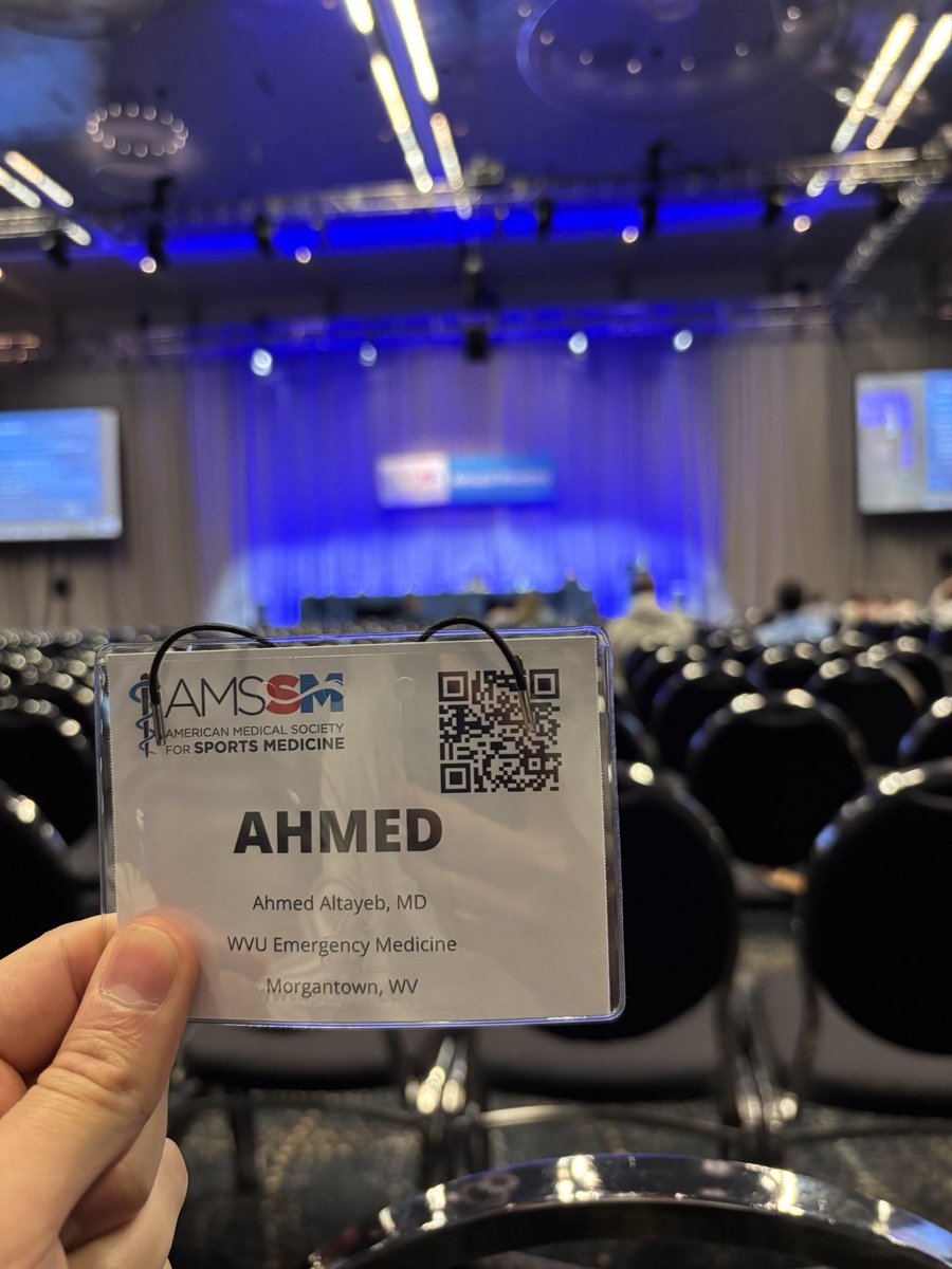 amt97g's tweet image. اختتمت اليوم حضوري لاجتماع الجمعية الطبية الأمريكية للطب الرياضي السنوي بمدينة كانزاس. فرصة جميلة لمقابلة الأطباء الرائدين في مجال الطب الرياضي و الاحتكاك بخبرات من جميع أنحاء الولايات المتحدة
#AMSSM
