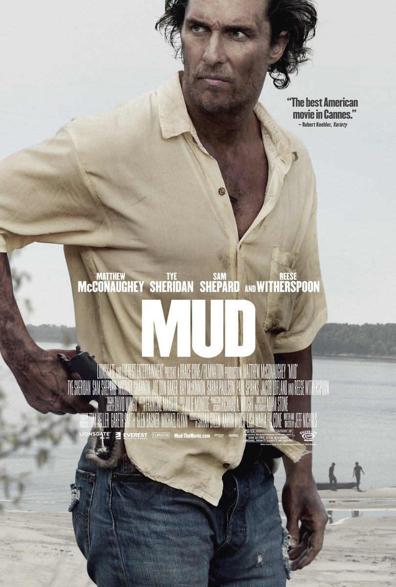 FilmNewsNos's tweet photo. 🎬MOVIE HISTORY: 12 years ago today, April 26, 2013, the movie ‘Mud’ opened in theaters!
#MatthewMcConaughey #ReeseWitherspoon #TyeSheridan #JacobLofland #SamShepard #RayMcKinnon #SarahPaulson #MichaelShannon #JoeDonBaker #PaulSparks #BonnieSturdivant #StuartGreer #JeffNichols https://t.co/XK3h90wJTz
