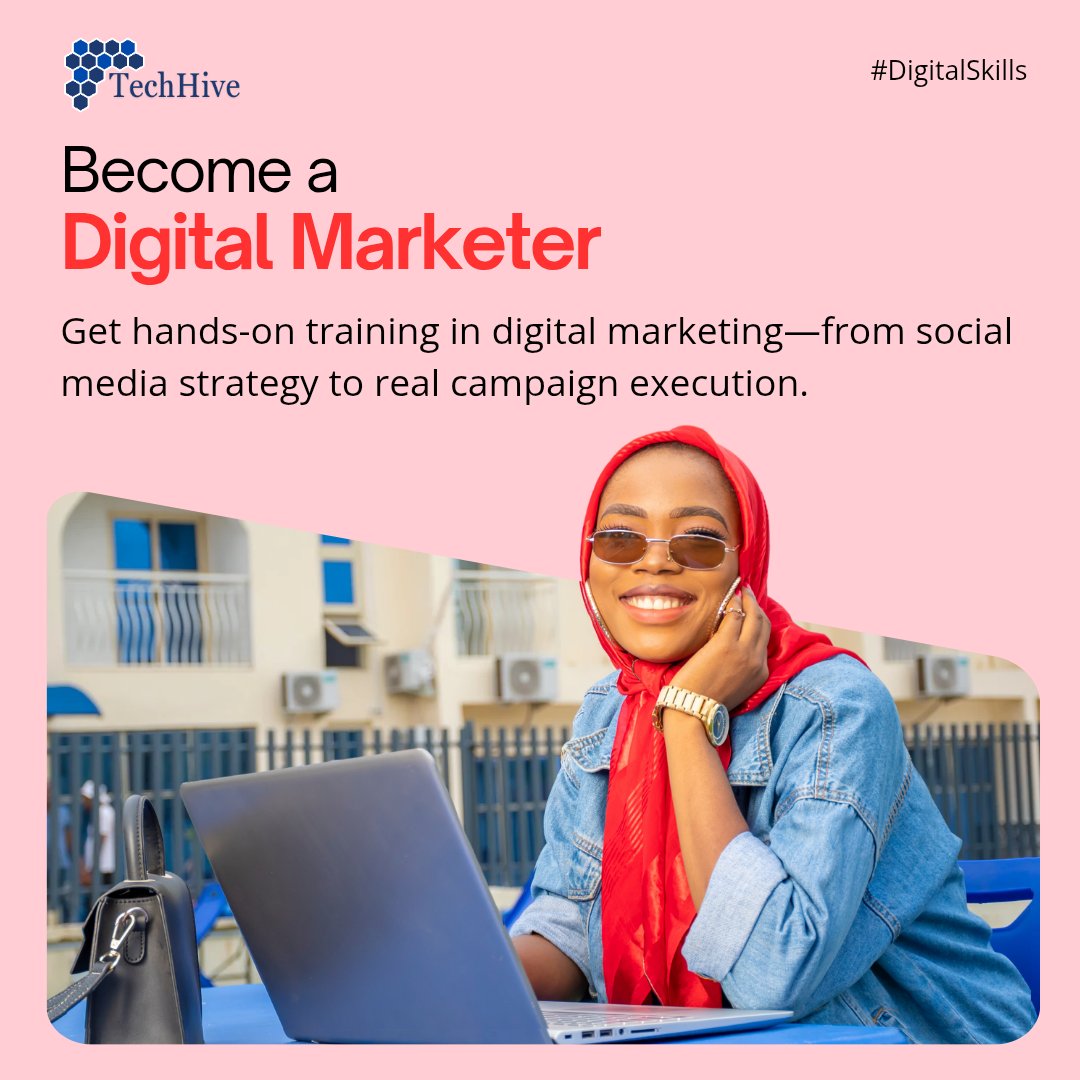 techhivetechn's tweet image. Want to start a career in Tech?
Join Techhive Cohort — Choose your path:
Marketing | Product Design | Data Analysis
Learn from experts, work on live projects, and build your future.
Training is 100% free.
Ready to get started? Apply Now
techhivetechnologies.ng/techhive-cohor……