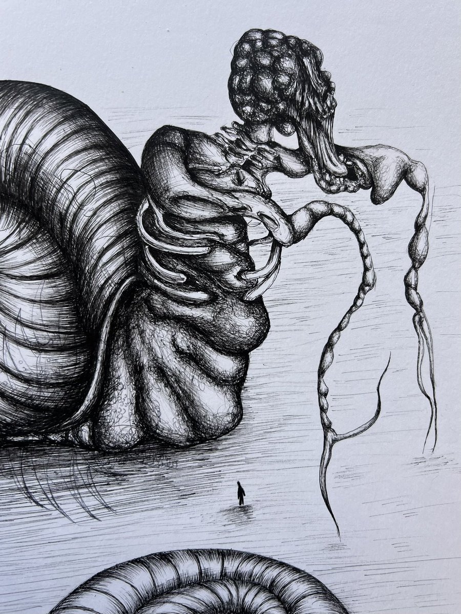 sluug_'s tweet photo. some of my art. Here you go world. I suppose. #inkdrawing https://t.co/StaZI8lcms