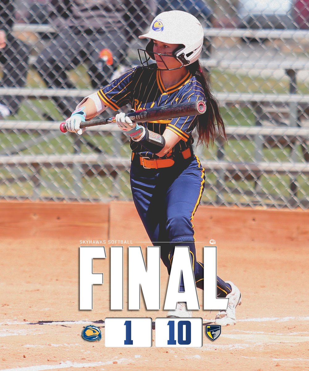 Final from Denver. 

To our seniors - Thank you so much for all of your contributions to the Skyhawks softball program!💙

To our Skyhawks fans - Thank you for your support all season long, we'll see you in 2026!💛

#ToTheTop