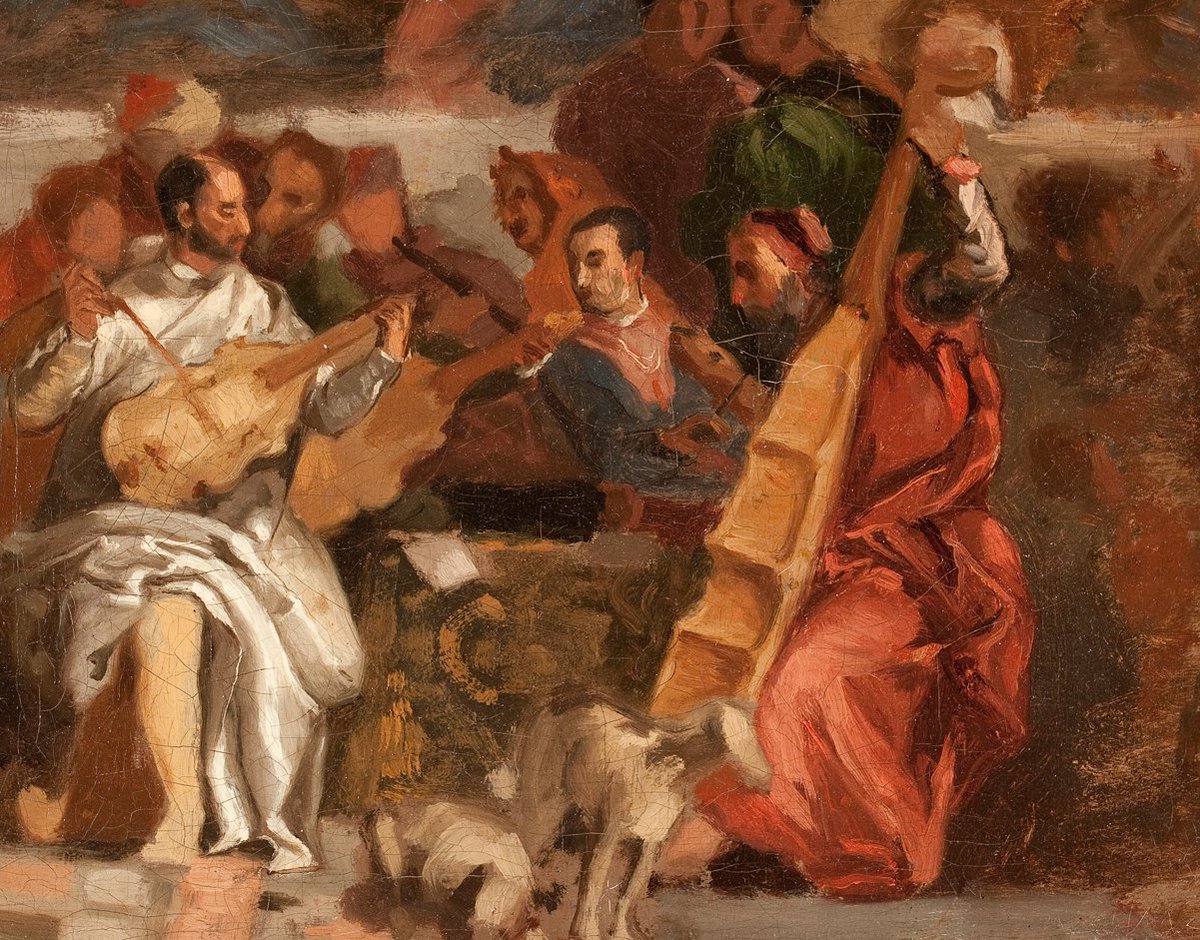 ElMuseoSoumaya's tweet image. #UnDíaComoHoy de 1798 nació Eugène #Delacroix, figura clave del #Romanticismo. En Museo Soumaya de #PlazaCarso hallarás dos óleos que muestran su fuerza expresiva: “Músicos” y “Desdémona y Emilia”.