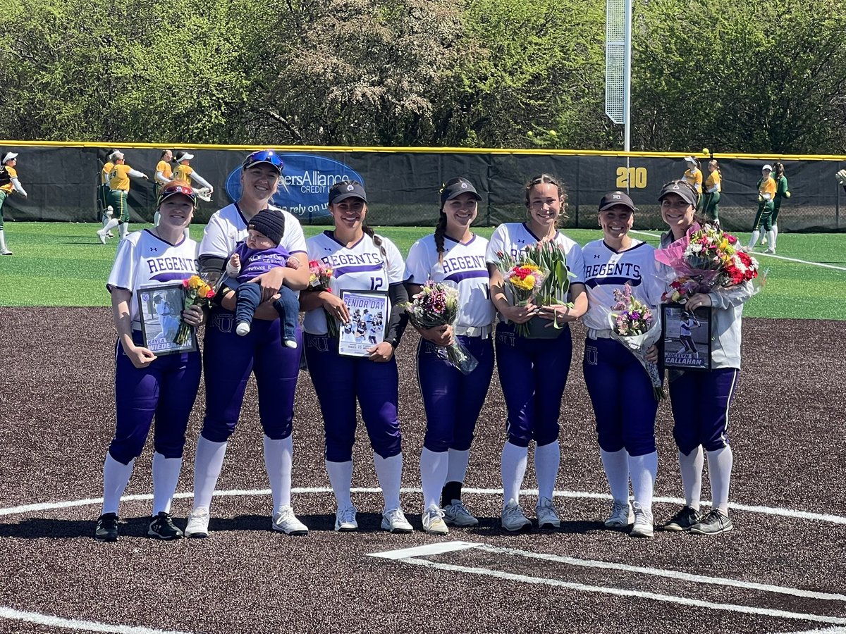 Congrats to the Softball Team on a Senior Day sweep of St. Norbert! Thank you to our Senior Class!