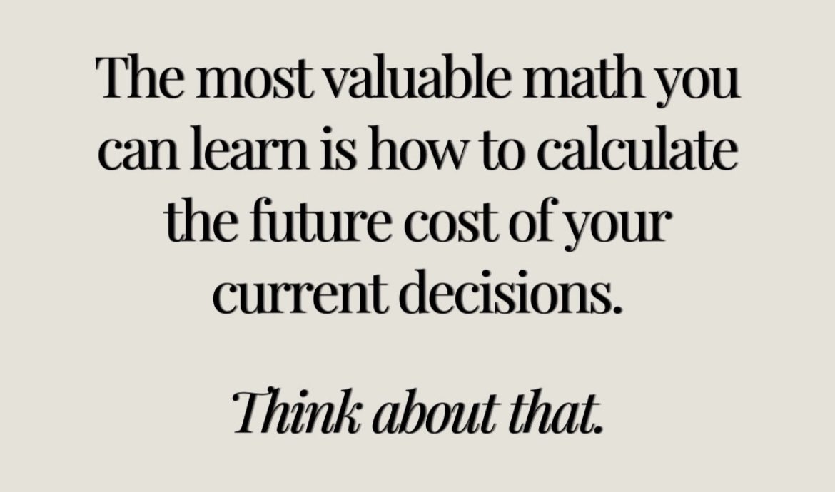 thejeremyhuber's tweet image. Every decision we make today either compounds into opportunity or into regret.
Successful people don’t just think about the short-term — they weigh the long-term impact before they act.
Business, health, relationships… it’s all connected.
#DecisionsMatter  #BeMore