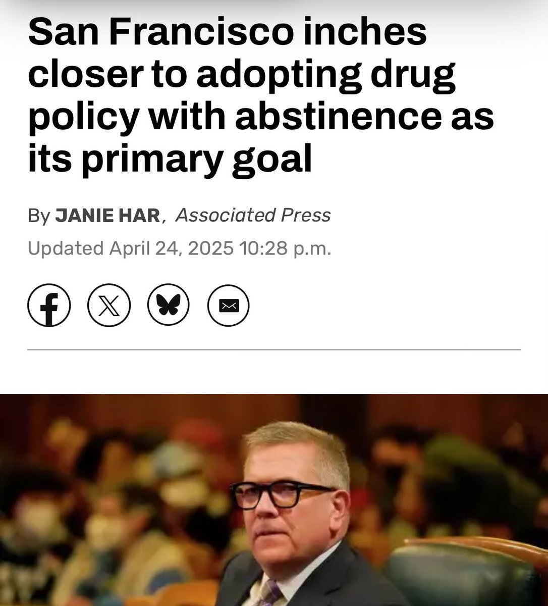 Anthony DiGiorgio, DO, MHA (@drdigiorgio) on Twitter photo Proud to share that the San Francisco Marin Medical Society, where I serve on the board, officially endorsed an abstinence-first recovery goal for San Francisco. Huge thanks to <a href="/mattdorsey/">Matt Dorsey</a> for having the courage to push for real change.
For too long, San Francisco’s drug policy Proud to share that the San Francisco Marin Medical Society, where I serve on the board, officially endorsed an abstinence-first recovery goal for San Francisco. Huge thanks to <a href="/mattdorsey/">Matt Dorsey</a> for having the courage to push for real change.
For too long, San Francisco’s drug policy