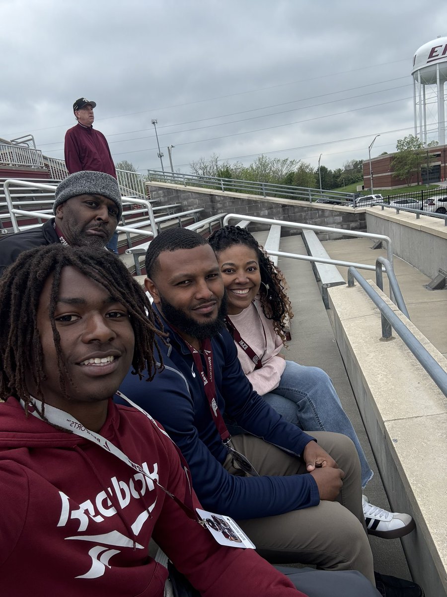 Garion “Bubby” McPherson (@bubbymcpherson_) on Twitter photo Me and the family had a fun time at <a href="/EKUFootball/">EKU Football</a> spring game!
<a href="/CoachWatson9/">RASHAD WATSON</a>
<a href="/coacharichman/">Andy Richman</a>
<a href="/CoachHaddix11/">Justin Haddix</a>
#BeAboutIt Me and the family had a fun time at <a href="/EKUFootball/">EKU Football</a> spring game!
<a href="/CoachWatson9/">RASHAD WATSON</a>
<a href="/coacharichman/">Andy Richman</a>
<a href="/CoachHaddix11/">Justin Haddix</a>
#BeAboutIt