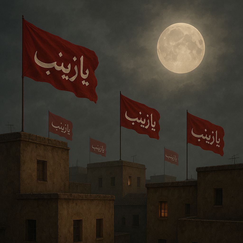 Hawra (@hawra12703381) on Twitter photo <a href="/MohdAlSalman1/">محمد السلمان</a> في زمنٍ تُنتهك فيه الحُرم وتُسحب فيه الرايات من فوق القباب نقف نحن عشّاق زينب، لنقول إن كانت رايتها قد نُزِعت من فوق مرقدها الشريف فلنرفعها فوق بيوتنا
سنجعل من كل دارٍ من دورنا مرقداً لصوتها
وعلماً لهيبتها و #راية_حمراء لا تُنزل حتى تعود إلى مقامها
أللهم عجل لوليك الفرج <a href="/MohdAlSalman1/">محمد السلمان</a> في زمنٍ تُنتهك فيه الحُرم وتُسحب فيه الرايات من فوق القباب نقف نحن عشّاق زينب، لنقول إن كانت رايتها قد نُزِعت من فوق مرقدها الشريف فلنرفعها فوق بيوتنا
سنجعل من كل دارٍ من دورنا مرقداً لصوتها
وعلماً لهيبتها و #راية_حمراء لا تُنزل حتى تعود إلى مقامها
أللهم عجل لوليك الفرج