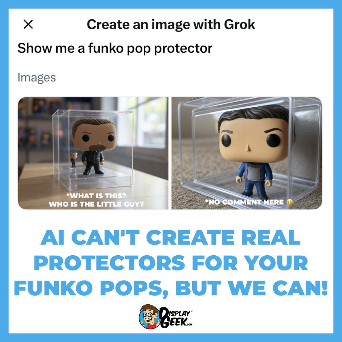 Protect your collectibles, for real: displaygeek.com/collections/pr…